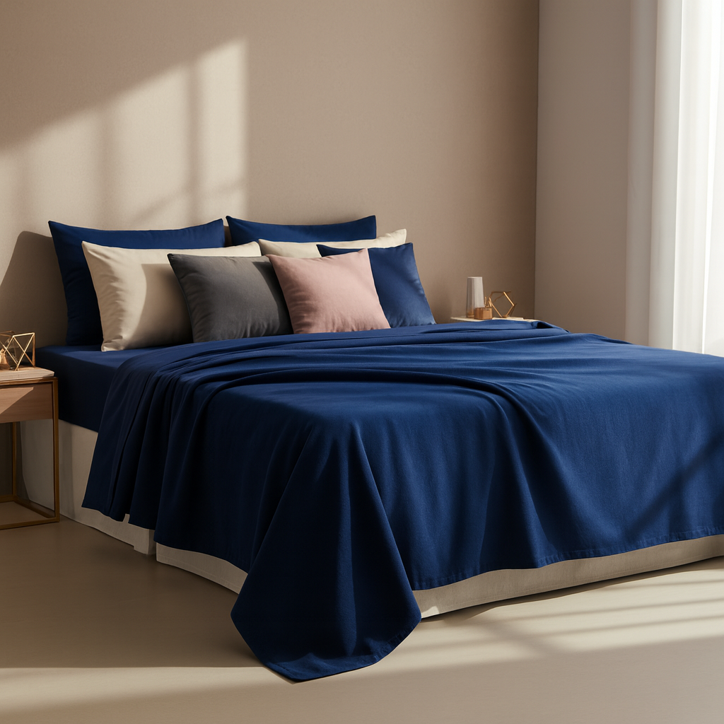 Royal Blue Luxe Bedsheet